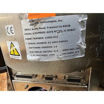 Asyst 12000-032 AXYS Model 21 Robot